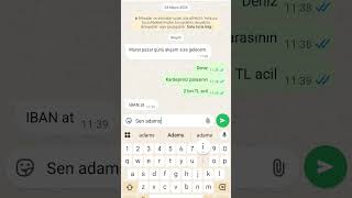 WhatsApp kardeşimin parasını kaybettim