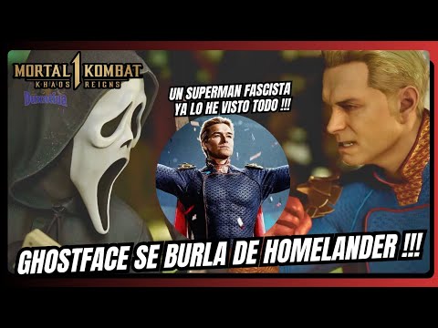 MK 1 Ghostface Se Burla De  Homelander  | Todos Los Dialogos Con Homelander Español Latino