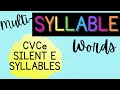 Understanding Syllables and Silent E