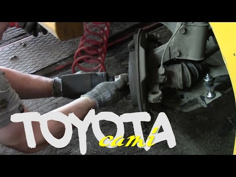 Toyota Cami 2002 J103 1.3 - замена подшипника ступицы переднего