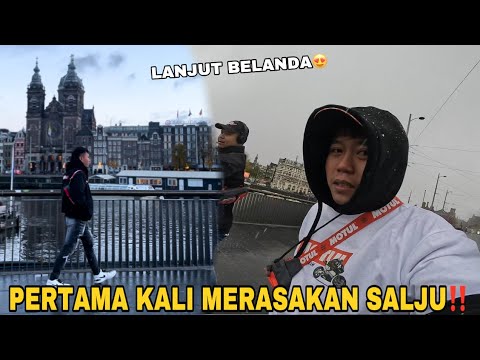 HAMPIR PINGSAN KEDINGINAN HUJAN ES SALJU‼️DARI SPANYOL LANGSUNG KE BELANDA