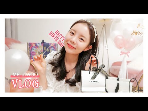 지우의 생일선물 언박싱 | Unboxing Birthday Present🎂🎁 (ENG)
