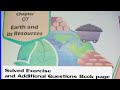 Earth's Resources and Environmental Science