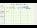 Understanding Limits of Rational Functions
