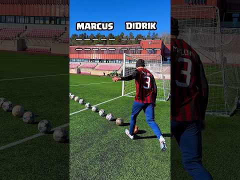10 BALL CURVE CHALLENGE ⚽️🔥 #shorts #football