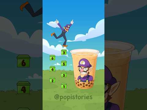 Musical Food K Pop Demon Hunter - Peach vs Mario vs Waluigi| Mario