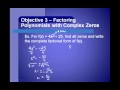 Complex Numbers and Polynomial Functions