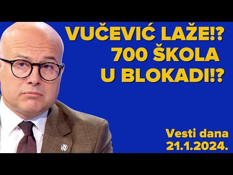 Vesti dana:Srbija gori,studenti ne odustaju sa blokadama;poginuli ljudi u domu za stare bez licence