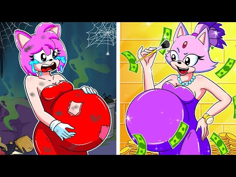 Poor Amy & Rich Bat, But Pregnant!! - Sonic The Hedgehog 3 Animation