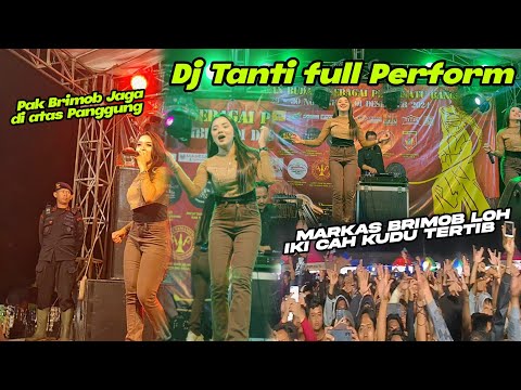 Full Perform Dj Tanti Dkk Di Brimob kediri, pasukan Joget Aman terkendali 😅