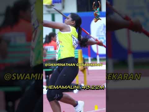 Women's Javelin throw final Inter State Senior Athletics championships 2023 #shorts