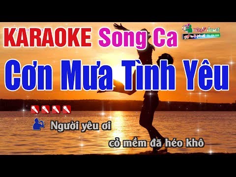 Cơn Mưa Tình Yêu Karaoke Song Ca | Bản Chuẩn 2020 – Nhạc Sống Thanh Ngân