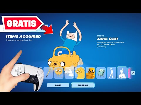 COMO CONSEGUIR GRATIS SKINS de *HORA DE AVENTURAS* en FORTNITE 😱(SKINS GRATIS FINN, JAKE, BMO)🔥