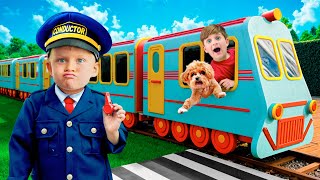 Reglas de seguridad en el tren y en la estación para niños