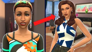 I gave Penny Pizzazz the life she deserves! // Sims 4 townies
