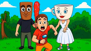 Max didn’t believe in Balerina Cappuccino & Tung-Tung Sagur… until he saw them! 😲💃🎩