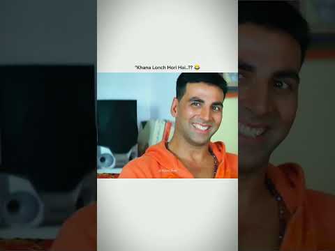 Natasha Kha Lonch Hori Hai..?? 😂 #akshaykumar #akshayfans #bollywood