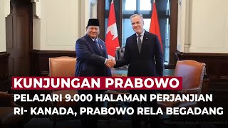 Cerita Prabowo Begadang Semalaman: Periksa Perjanjian RI-Kanada | OneNews Update