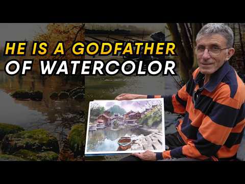 Breathtaking Watercolor Landscape by Legendary British Artist | Joe Dowden's Watercolor Tips