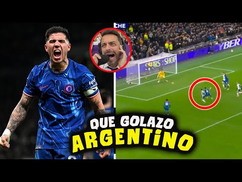 ASI REACCIONA PRENSA INGLESA a GOL de ENZO FERNANDEZ CHELSEA vs TOTTENHAM