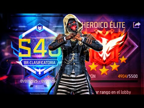PEGUEI MESTRE 4 EM 2 HORAS 🏆⚡ RUMO AO ELITE NO RUSHADÃO FREE FIRE MOBILE 🎯💯