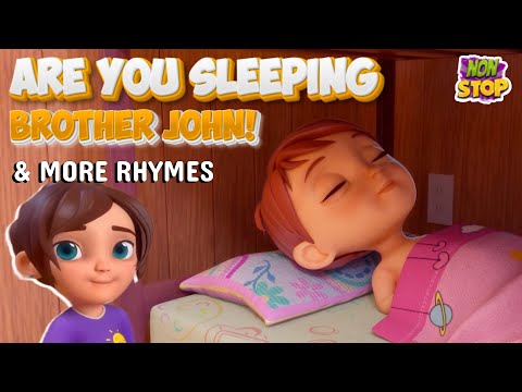 😴ARE YOU SLEEPING BROTHER JOHN?😴 NEW AUDIO + More Rhymes - Kids Songs @BBTVKIDS #nurseryrhmes