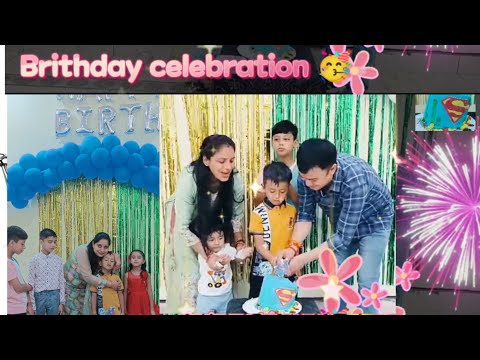 Brithday celebration 🥳🎉@chotasaitananshuvlogs1674