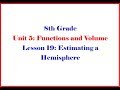 Volume and Geometry Concepts
