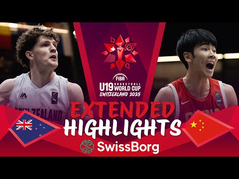 New Zealand 🇳🇿 vs China 🇨🇳 | Extended Highlights | FIBA U19 Basketball World Cup 2025