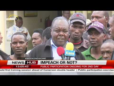 Residents of Eldoret gather to decide DP Gachagua's impeachment