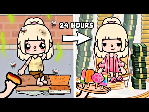 I Became Billionaire In 24 Hours 🥺➡️🤑 | Sad Toca Boca Story | Toca Life World