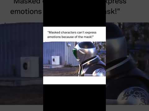 "Masked characters can't express emotions because of the mask!"