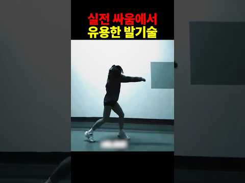 실전 싸움에서 유용한 발기술