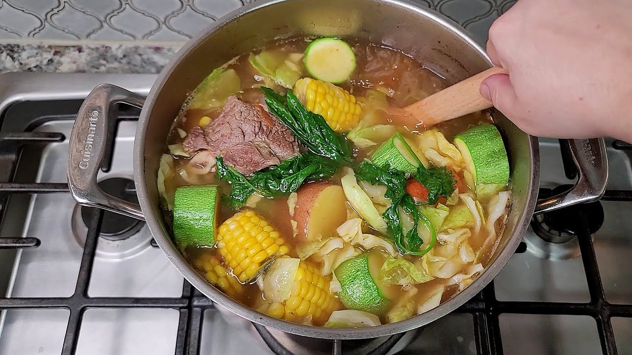 Beef Mexican Style Soup Recipe Caldo De Res VLOGMAS Day 11