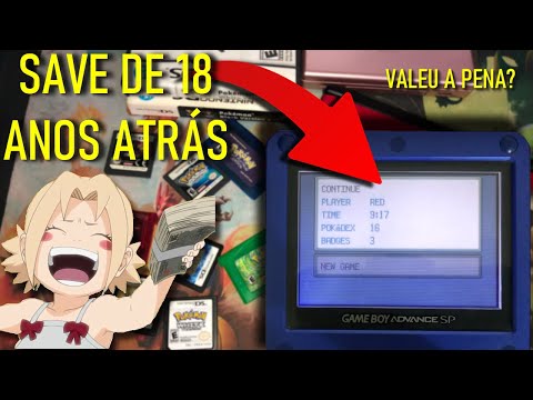 GASTEI $2500,00 EM FITAS DE POKEMON SÓ PRA VER SE TINHA SAVE DENTRO