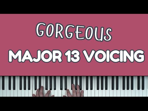 A Gorgeous Major 13 Voicing For Jazz Piano