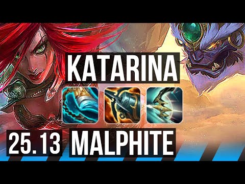 KATARINA vs MALPHITE (MID) | 12/4/14 | KR Master | 25.13