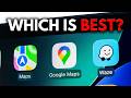 Apple Maps vs Google Maps vs Waze on CarPlay!
