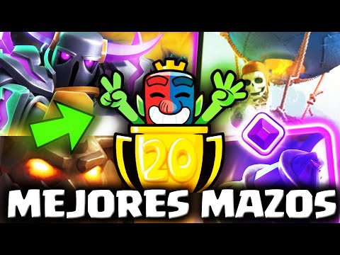 🏆LOS 5 MEJORES MAZOS PARA EL DESAFIO DE 20 VICTORIAS ✅ CLASH ROYALE