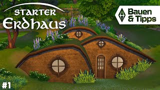 Basegame Grundriss bauen | STARTER ERDHAUS in Die Sims 4 #1
