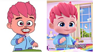 Good Morning Bebefinn! Wake up Bora | Funny Drawing Meme 😂 | Bebefinn Nursery Rhymes