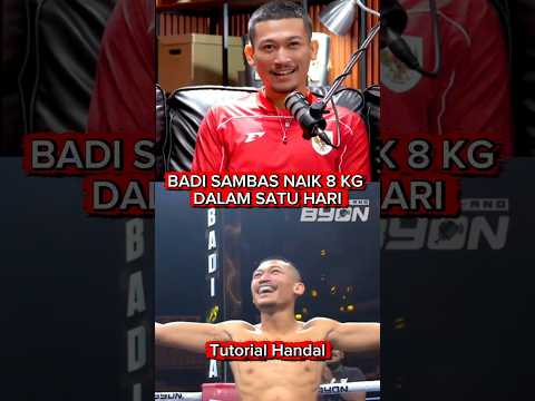Badi Sambas naik 8 kg dalam satu hari #byoncombat #bakuhantam #holywings #byoncombatshowbiz