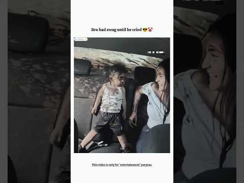 Bro had swag until he cried ๐๐คก