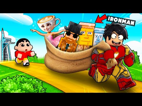 I Became IRONMAN to Steal BRAINROT GODS From SHINCHAN !!!