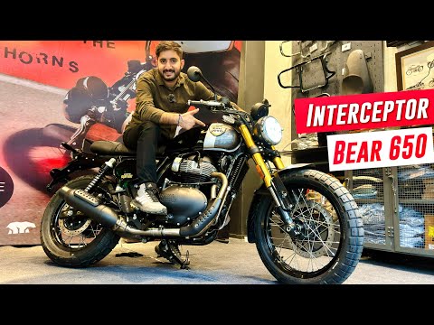 New Royal Enfield Interceptor Bear 650 Walkaround & First Impressions | K2K Motovlogs