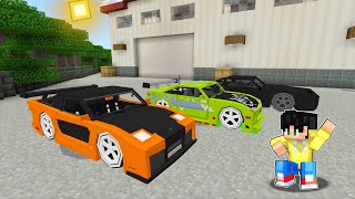 KINUHA NAMIN ang LAHAT ng FAST and FURIOUS CAR PARA sa CARSHOW sa UWU CITY sa Minecraft