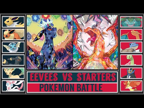 TERA EEVEES vs STARTER POKÈMON BATTLE