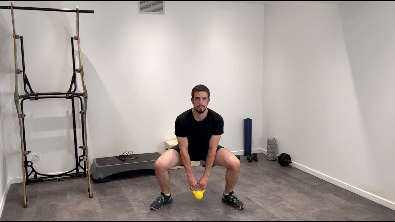 Kettlebell Pulse Squat