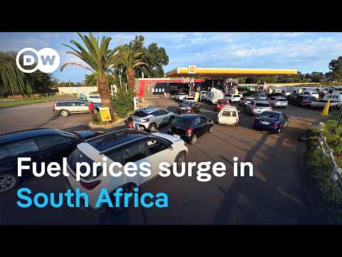 YouTube video thumbnail: Fuel Shock Hits South Africa as Iran Conflict Drives Prices up