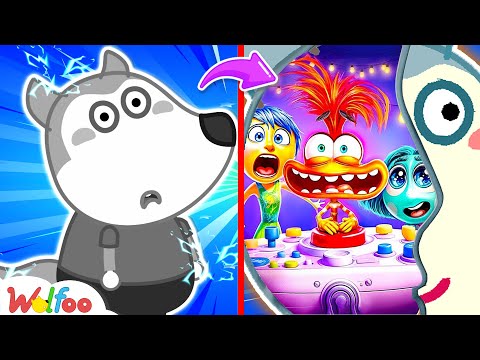 If Emotions Rules Wolfoo! Inside Out 2 in  Wolfoo's Funny Playtime! | Wolfoo Family Official